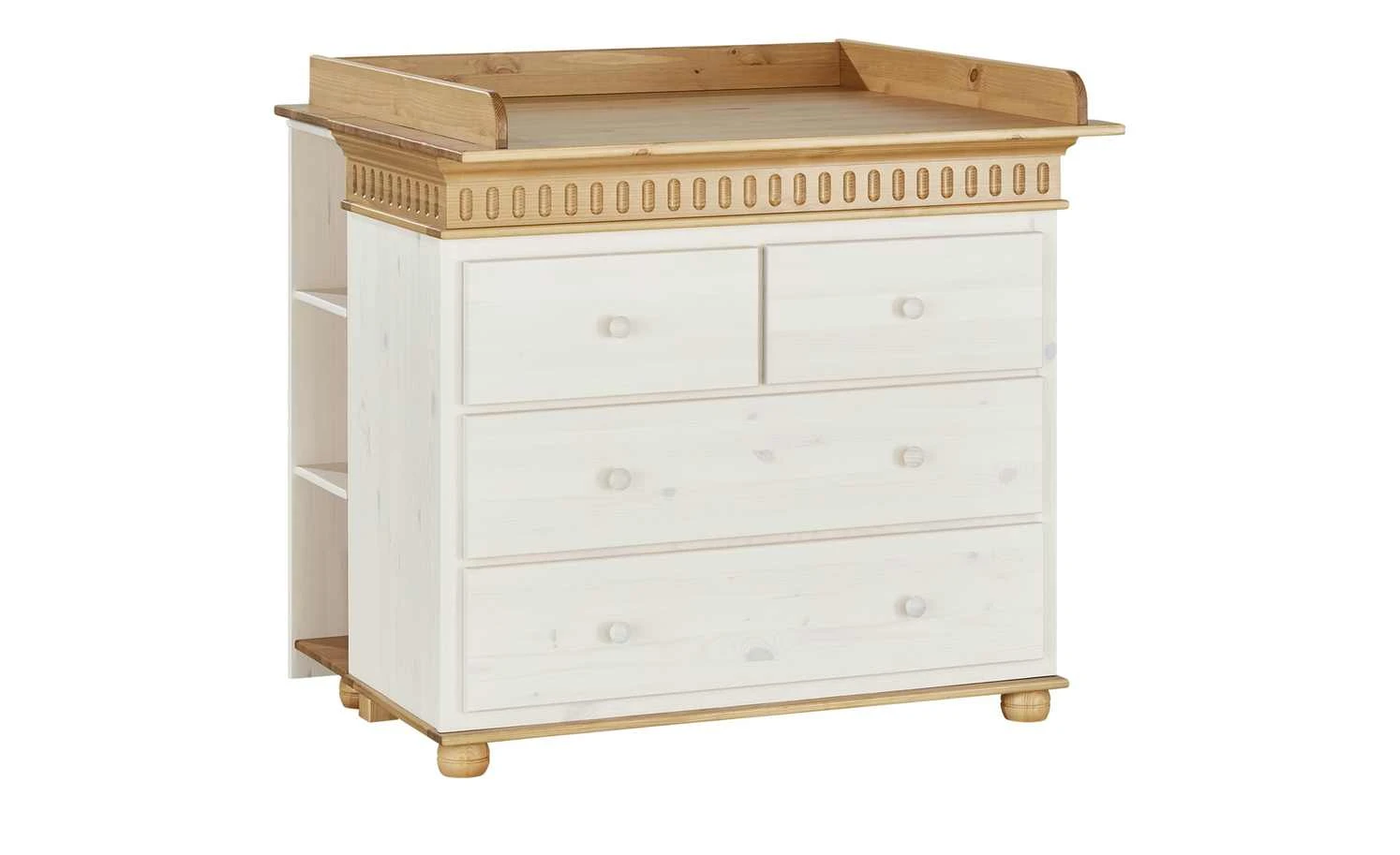 Unterstellregal Bornholm | Kiefer Weiß / Kiefer antikfarben 9 Unterstellregal Bornholm | Kiefer Weiß / Kiefer antikfarben – Bild 7