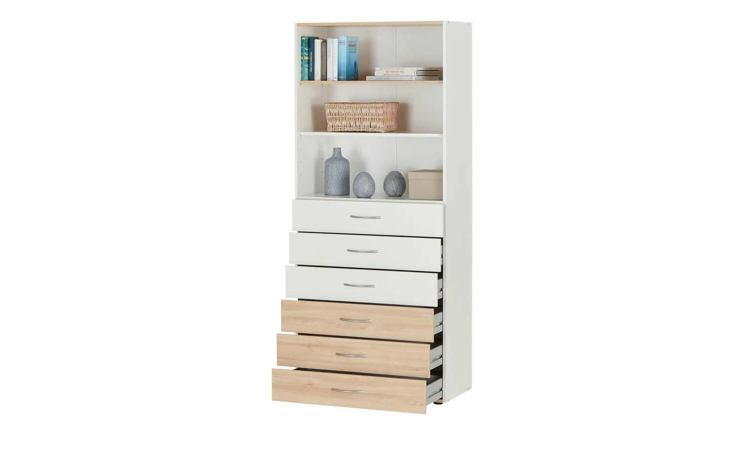 Regal Multiraumkonzept | 80|cm Weiß 5 Regal Multiraumkonzept | 80|cm Weiß – Bild 3