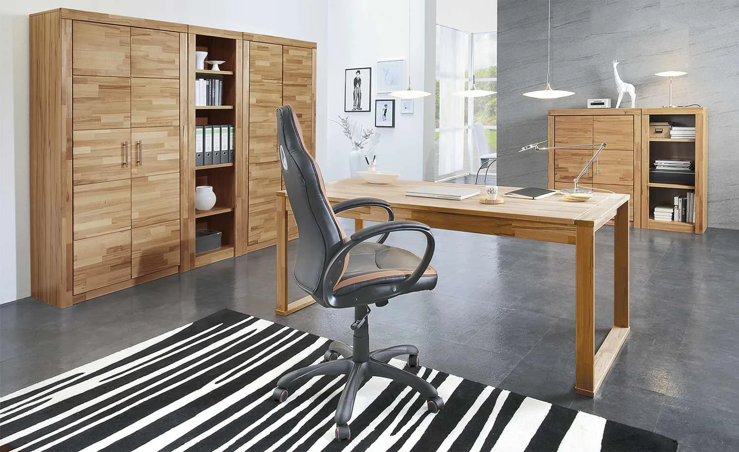 Türenpaar für Aktenregal Oslo Classic | Kernbuche 5 Türenpaar für Aktenregal Oslo Classic | Kernbuche – Bild 3