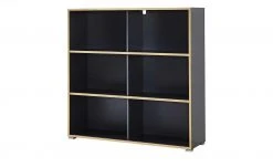 Schiebetürregal GW-Slide | Anthrazit / Eiche Sonoma (Nachbildung) -Deutschland Regale Verkaufs-Shop 10357106 6 201811271459