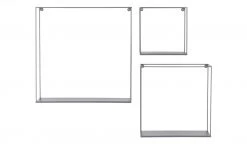 Wandregal, 3er-Set Toppo | Grau -Deutschland Regale Verkaufs-Shop 10562317 1 202011112249