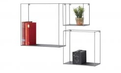 Wandregal, 3er-Set Toppo | Grau -Deutschland Regale Verkaufs-Shop 10562317 10 202011112249
