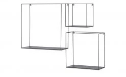 Wandregal, 3er-Set Toppo | Schwarz -Deutschland Regale Verkaufs-Shop 10562318 5 202103011934