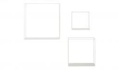 Wandregal, 3er-Set Toppo | Weiß