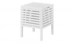 Hocker mit Stauraum Oria | Weiß