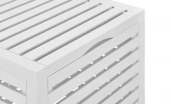 Hocker mit Stauraum Oria | Weiß 11 Hocker mit Stauraum Oria | Weiß -Deutschland Regale Verkaufs-Shop 11060203 4 201811271555