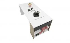 Schreibtisch-Anbauregal Holly | Treibholz (Nachbildung) / Weiß / Anthrazit -Deutschland Regale Verkaufs-Shop 11116717 7 201811271524