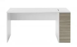 Schreibtisch-Anbauregal Holly | Treibholz (Nachbildung) / Weiß / Anthrazit -Deutschland Regale Verkaufs-Shop 11116717 9 201811271524