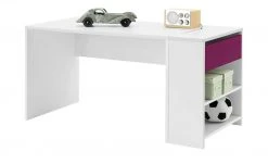 Schreibtisch-Anbauregal Holly | Weiß / Fuchsia -Deutschland Regale Verkaufs-Shop 11117356 3 201811271524