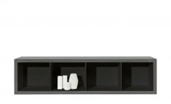 now! by hülsta Hängeelement now! touch | Samteiche Grau Supermatt Schwarz 4|Stück waagerecht -Deutschland Regale Verkaufs-Shop 11229845 2 202203231234