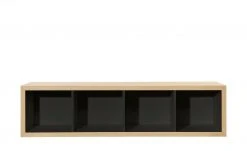 now! by hülsta Hängeelement now! touch | Samteiche Natur Supermatt Schwarz 4|Stück waagerecht -Deutschland Regale Verkaufs-Shop 11229847 2 202203231234