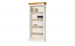 Bücherregal (Grundregal) Bornholm | Kiefer Weiß / Kiefer antikfarben 30,5|cm -Deutschland Regale Verkaufs-Shop 11233690 2 201811271457