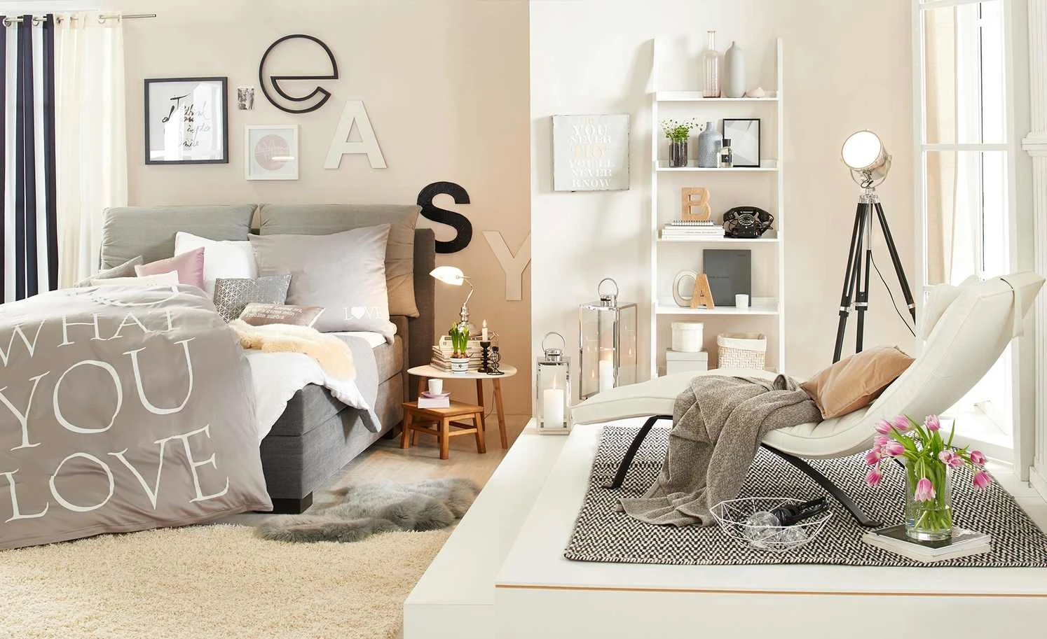 Leiterregal Kiefer massiv weiß Tresa | Weiß 67|cm 6 Leiterregal Kiefer massiv weiß Tresa | Weiß 67|cm – Bild 4