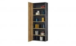 Aktenschrank Cuando | Steingrau / Riviera Eiche (Nachbildung) 218|cm -Deutschland Regale Verkaufs-Shop 11350094 14 201901221130