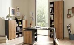 Aktenschrank Cuando | Steingrau / Riviera Eiche (Nachbildung) 218|cm -Deutschland Regale Verkaufs-Shop 11350094 5 201811271549
