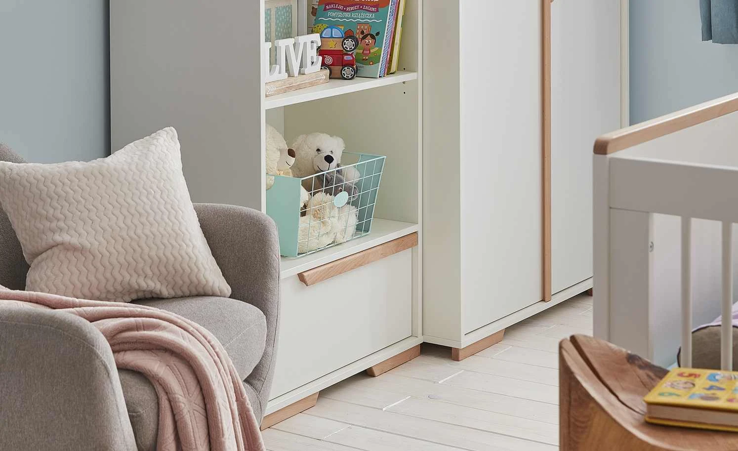 Standregal Soe | Weiß / Buche 5 Standregal Soe | Weiß / Buche – Bild 3