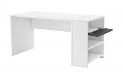 Schreibtisch-Anbauregal Holly | Weiß / Weiß / Anthrazit -Deutschland Regale Verkaufs-Shop 12115223 1 202106092233