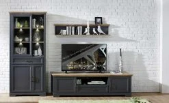 Wandboard Varese | Graphitgrau / Asteiche (Nachbildung) -Deutschland Regale Verkaufs-Shop 12208846 4 201907162247