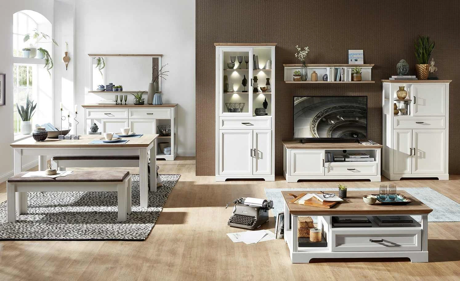 Wandboard Varese | Pinie hell (Nachbildung) / Asteiche (Nachbildung) 3 Wandboard Varese | Pinie hell (Nachbildung) / Asteiche (Nachbildung)