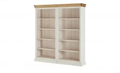 Anstellregal Bornholm | Kiefer Weiß / Kiefer antikfarben 40,5|cm -Deutschland Regale Verkaufs-Shop 12233583 4 201811271535