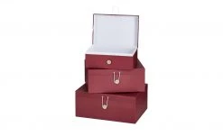 Aufbewahrungsboxen, 3er-Set | Dunkelrot -Deutschland Regale Verkaufs-Shop 12585863 1 201901221138