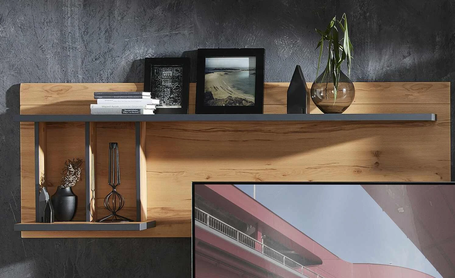 uno Wandregal Madera I | Kernbuche (Nachbildung) 3 uno Wandregal Madera I | Kernbuche (Nachbildung)