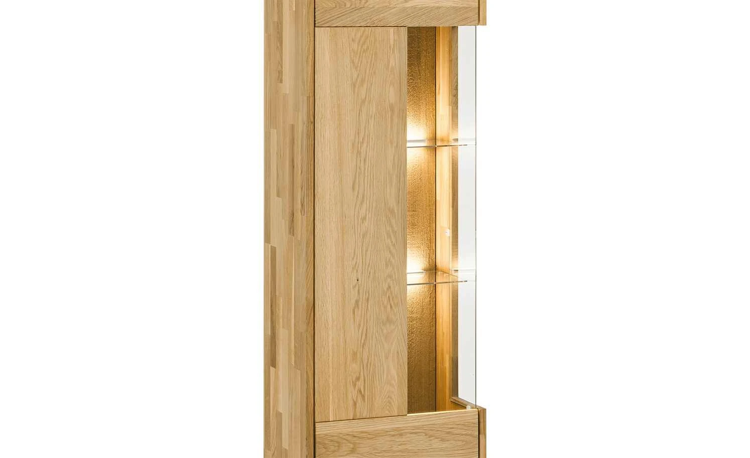 Westerburg Hängevitrine massiv Texas | Wildeiche links 5 Westerburg Hängevitrine massiv Texas | Wildeiche links – Bild 3