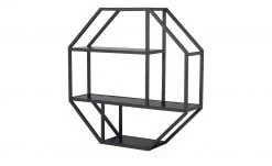 Wandregal Seano | Esche Schwarz (Nachbildung) / Schwarz