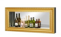 Wandregal / Barelement Carlazzo | Anthrazit / goldfarben -Deutschland Regale Verkaufs-Shop 13348388 6 202204061258