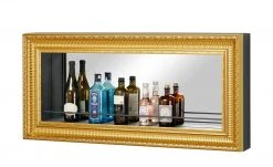 Wandregal / Barelement Carlazzo | Anthrazit / goldfarben -Deutschland Regale Verkaufs-Shop 13348388 7 202204061258