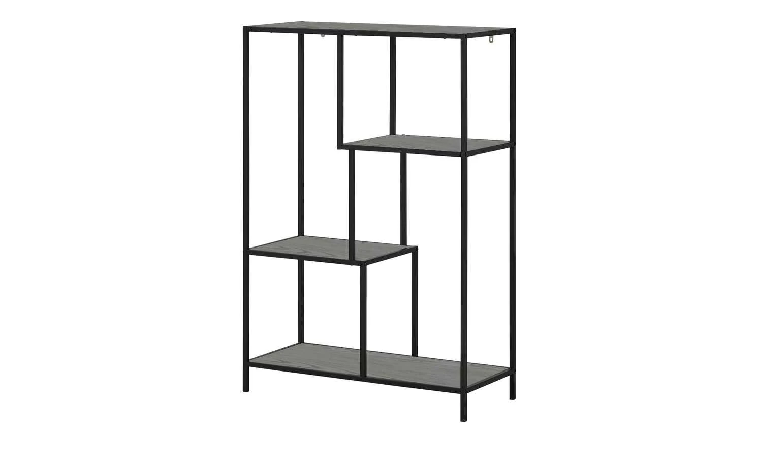 Regal Seano | Esche schwarz (Nachbildung) / Schwarz 5 Regal Seano | Esche schwarz (Nachbildung) / Schwarz – Bild 3