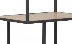 Regal Seano | Wildeiche (Nachbildung) / Schwarz -Deutschland Regale Verkaufs-Shop 13348663 5 202202241234