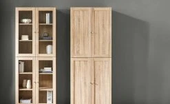 smart Regal BEN | Eiche sägerau (Nachbildung) 80|cm 201|cm